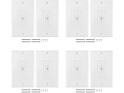 Kit com 8 bicos flexíveis para decoração de pratos de parede.