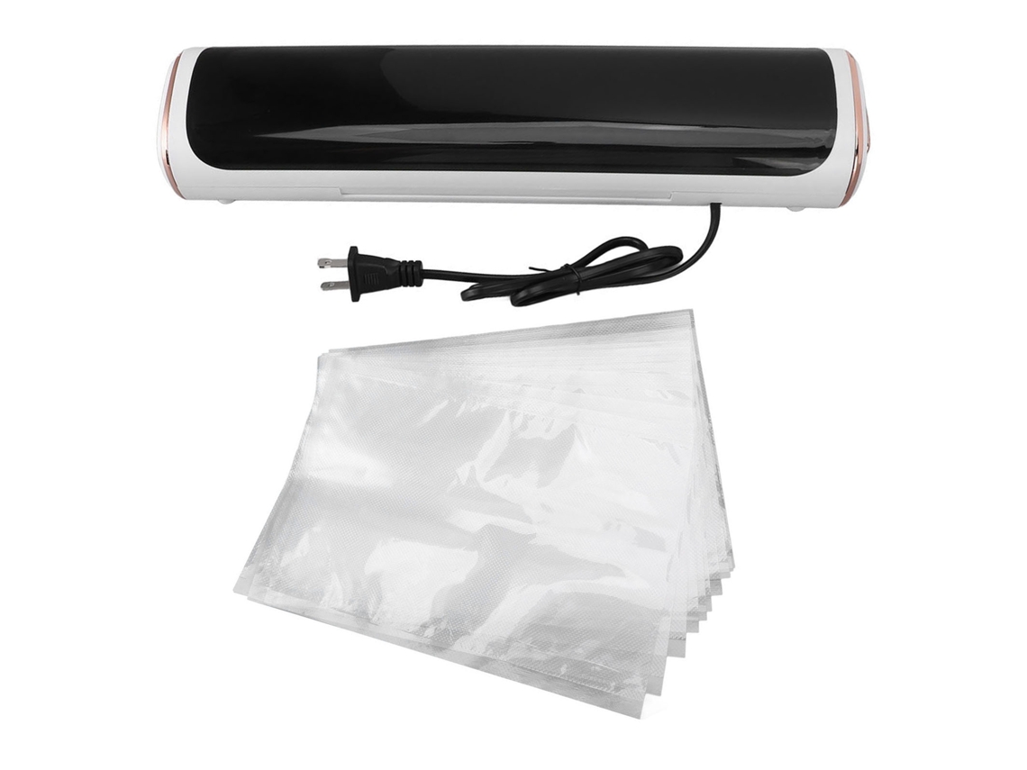 Embaladora a Vácuo Automática 120w compacta com 10 sacos para carnes frutas legumes | S/MARCA