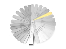 Medidor de espessura métrico de 32 lâminas, 0,04-0,88 mm, ferramenta de medição de folga em aço inoxidável