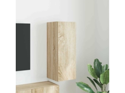 Vidaxl Armário de Tv de Parede Sonoma 30 X 31 X 80 Cm