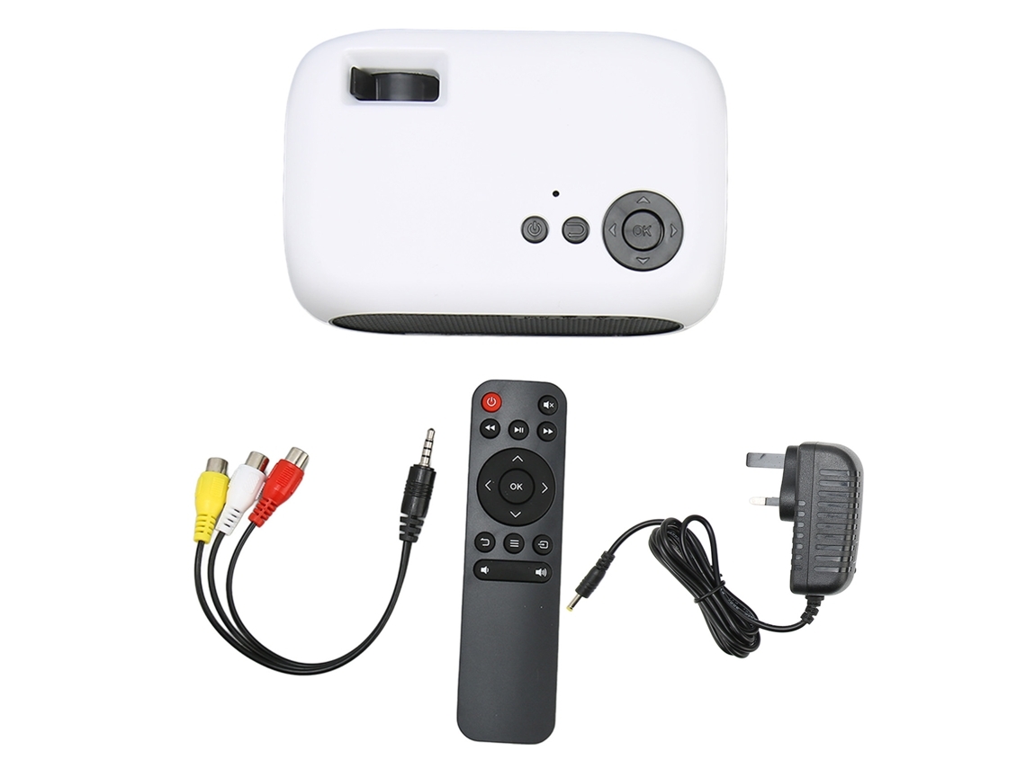 Projetor Portátil Mini M24 Com Som Surround De 360°