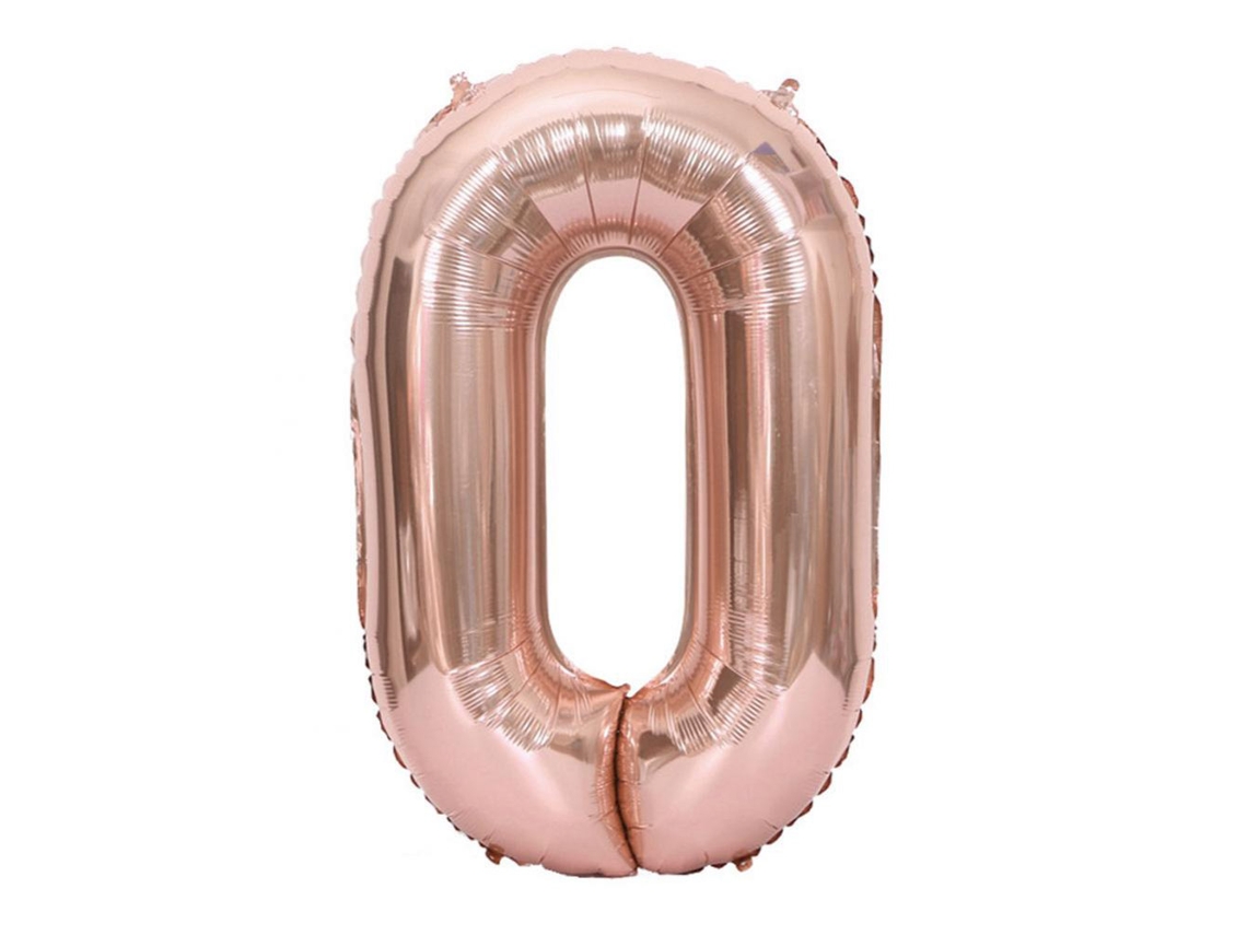 Balão De Filme De Alumínio Digital (tamanho Grande De 40 Polegadas, Cor Ouro Rosé) Eoocoo