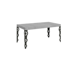 Mesa Extensível Karamay Premium 120/380x90 Cm Com Pés Antracite Itamoby