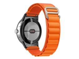 Pulseira De Relógio Com Conector Preto E Laço De Nylon Para Google Pixel Watch