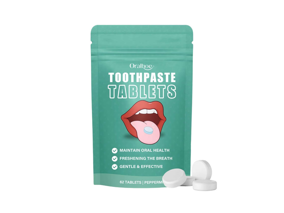 Pasta de Dentes Clareadora em Comprimidos Eficaz