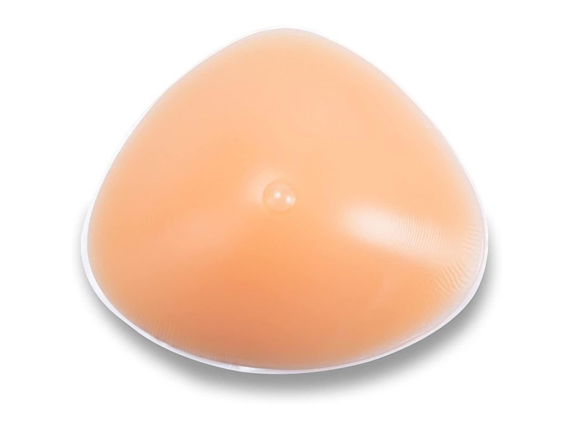 Forma de Mama de Silicone Ultra Macia 250g para Mastectomia, Crossdresser e Cosplay