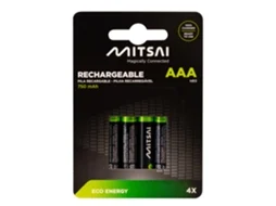 Pilhas Recarregáveis MITSAI RTU AAA 750mah x4