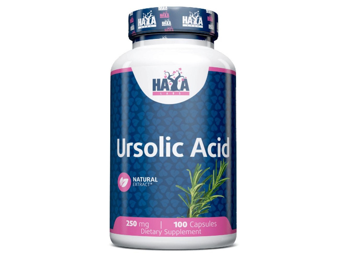 Ácido Ursólico 250mg - 100 Cápsulas De Haya Labs
