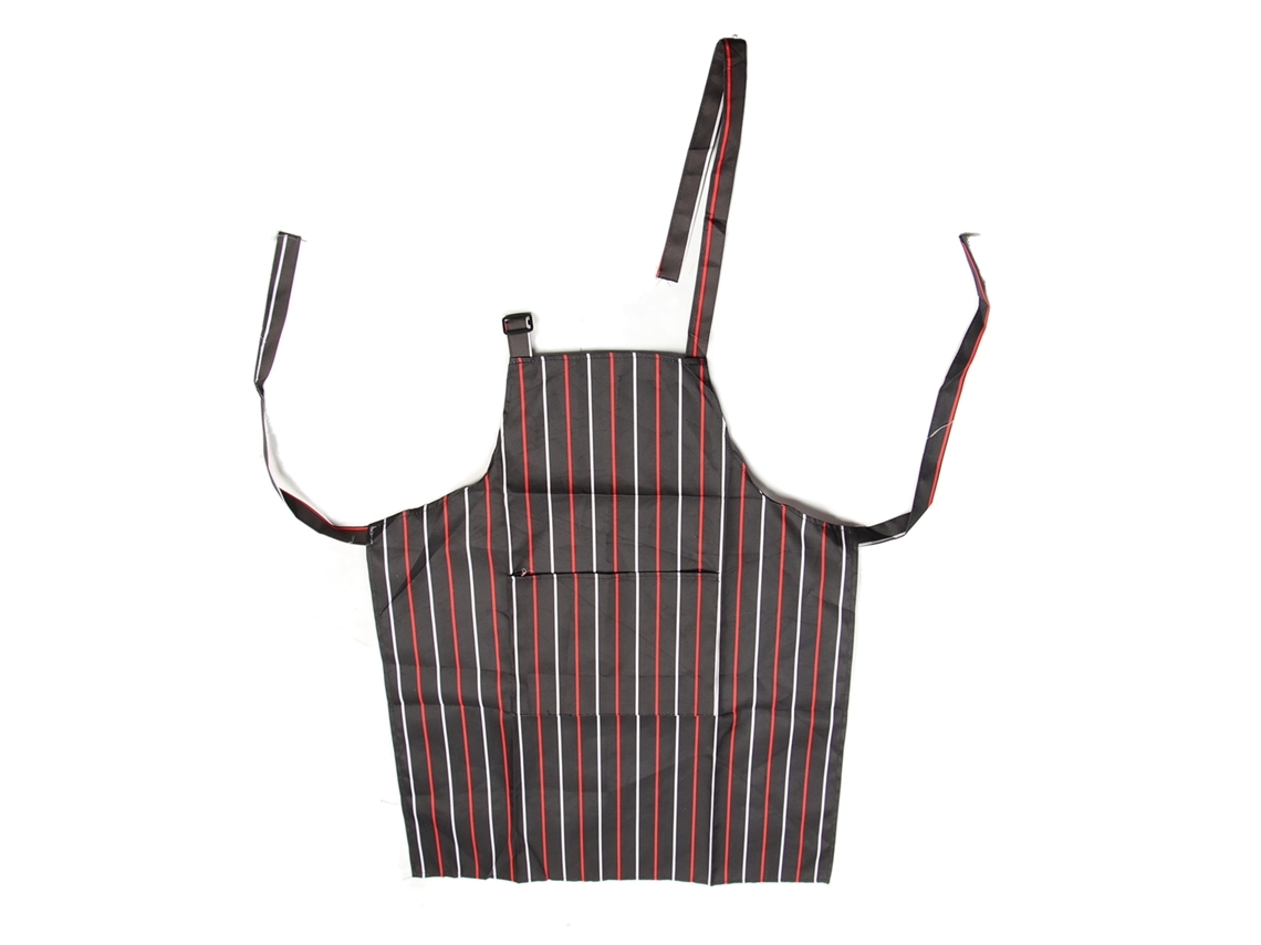 Avental de Cozinha Ajustável com Bolso, Repelente à Água, Preto S/MARCA