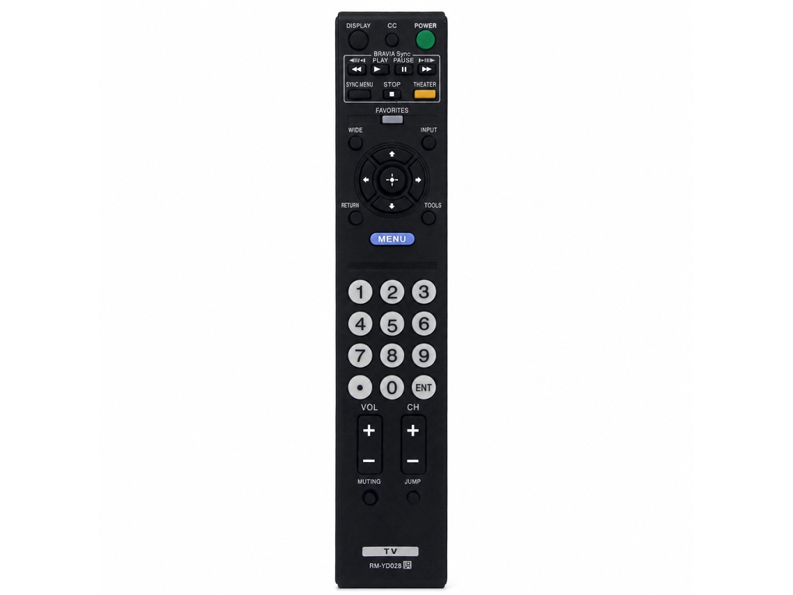 Comando À Distância Para Tv Compatível Com Sony Rm-yd028