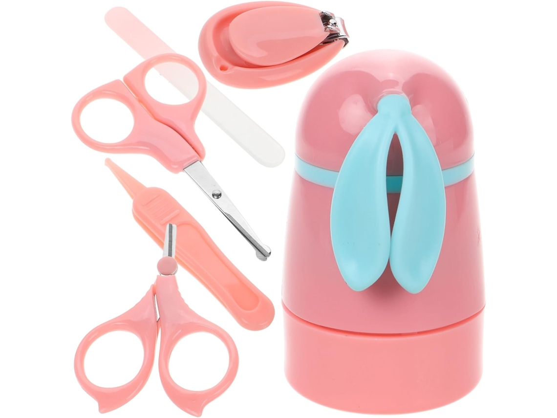 Kit Manicure para Bebé, Cortador e Lixa de Unhas em Insuflação, Confortável