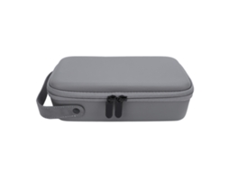 Carrying Case For Pocket 3 Pu Leather Water Resistant Portable Protective Action Camera Travel Box Storage Bag With Mesh Pocket Grey LAXISCREED