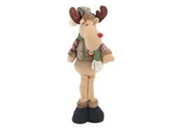 Laxiscreed Boneco De Natal Elk Macio E Encantador Para Decoração Festiva E Brinquedos