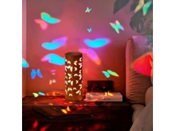 Projetor Borboletas com Luz Noturna USB, Presente Ideal para