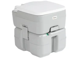 Wc Portátil 20l Suporta 150kg, Ideal Camping, Cor Cinza