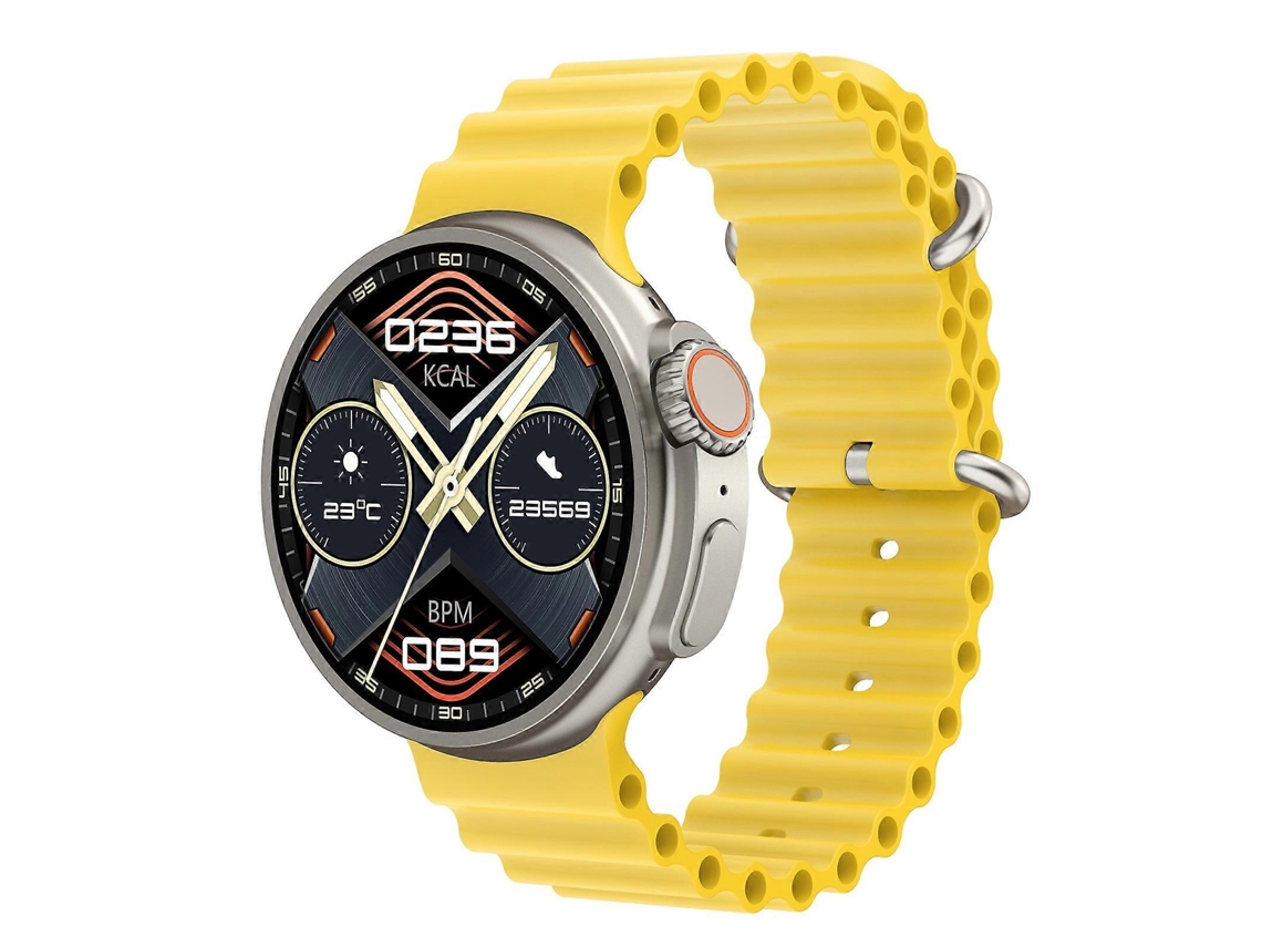 Relógio inteligente K9 Ultra Pro de 1,39 polegadas com pulseira de silicone, à prova d'água IP67, compatível com chamadas Bluetooth e NFC. Ly Ebike