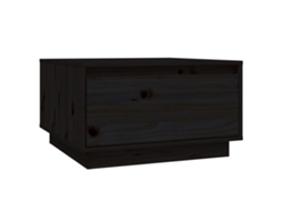 Mesa de Centro 55x56x32 Cm Pinho Maciço Preto MAISON EXCLUSIVE