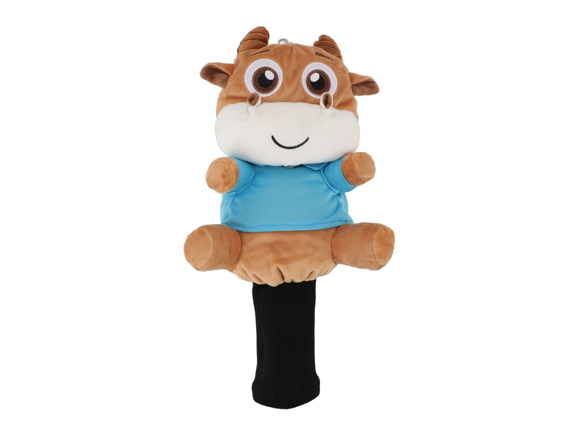 Capinha Para Taco De Golfe Fairway Wood 1 Com Desenho De Vaca No Camiseta Azul Engraçado E Estiloso