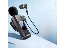 Fones de Ouvido Bluetooth 5.3 MDUG com cancelamento de ruído, microfone, luz LED, 50h de bateria e resistência à água