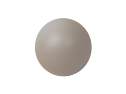 Puxador para Móveis de Madeira Bola 50 Mm de Diâmetro Madeira Laqueada Branca Conjunto de 24 Peças HARDWAREXCHANGE