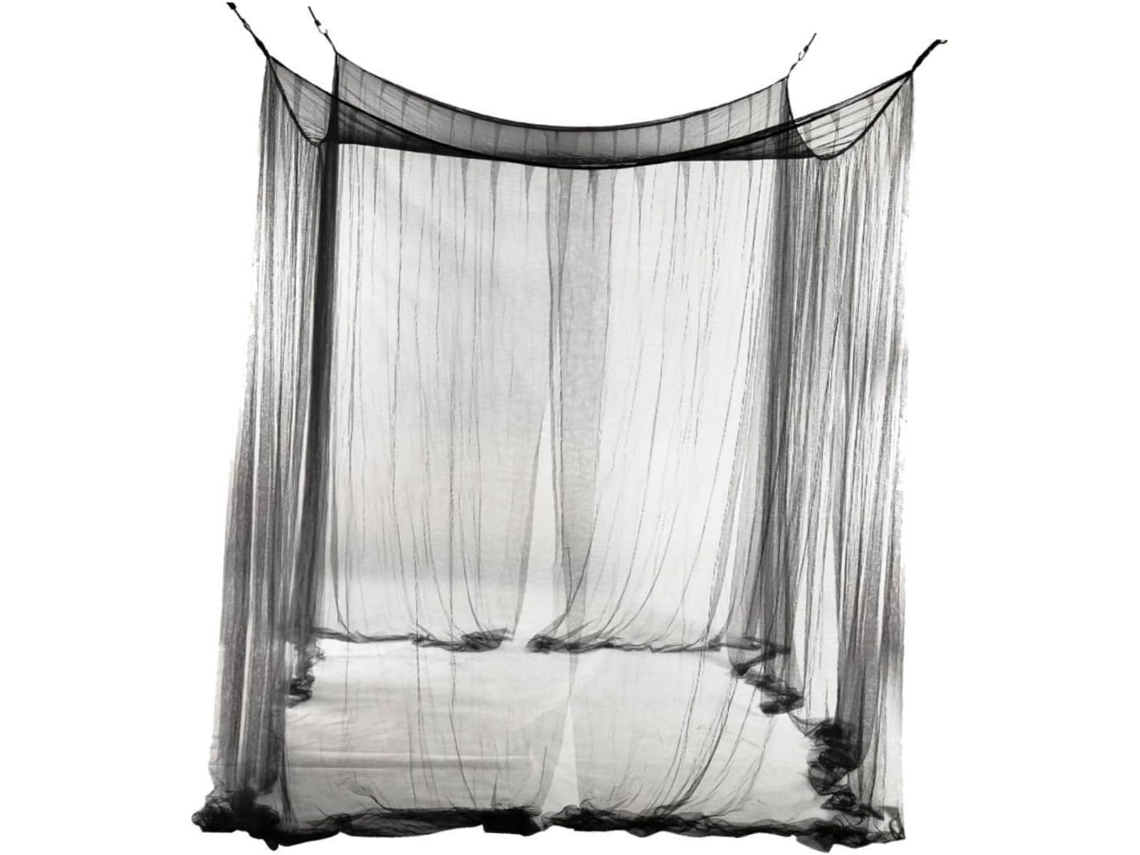 Mosquiteiro De Canto Estilo Europeu Para Cama, Ideal Para Quartos, Que Impede A Entrada De Mosquitos