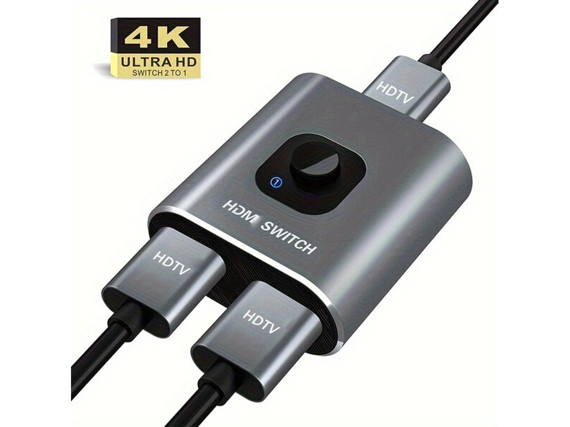 Conector Para Divisor Hdtv Switch 4k60hz, Alumínio. Tadvyyvayotoy