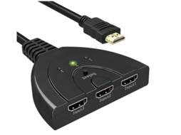 Hdmi Switch 1080P Hdmi Switch 3 Portas Hdmi Switch Splitter Selector Manual 3 Entradas para 1 Saída Hdmi Switcher Full Hd1080P / 3D YIZHOOD