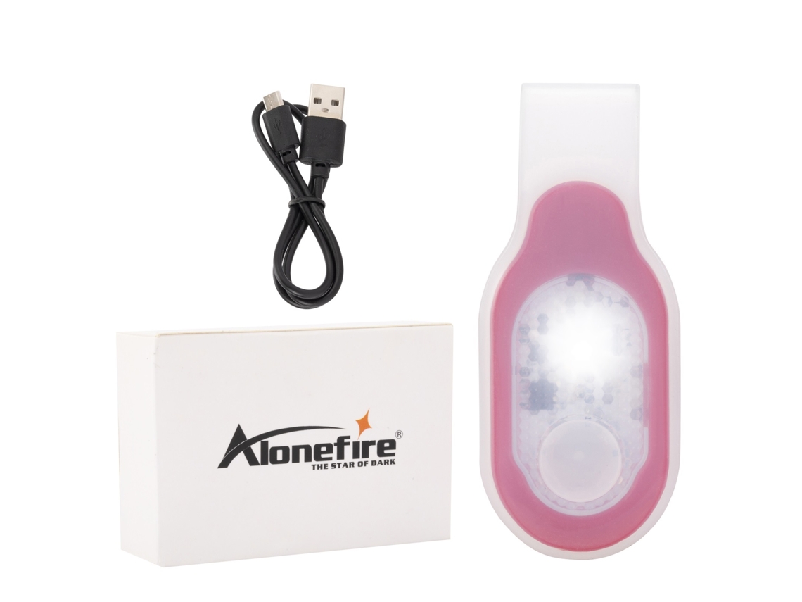 (luz Vermelha Fria) Luz De Segurança Recarregável Via Usb, Ideal Para Caminhadas, Acampamentos, Etc.
