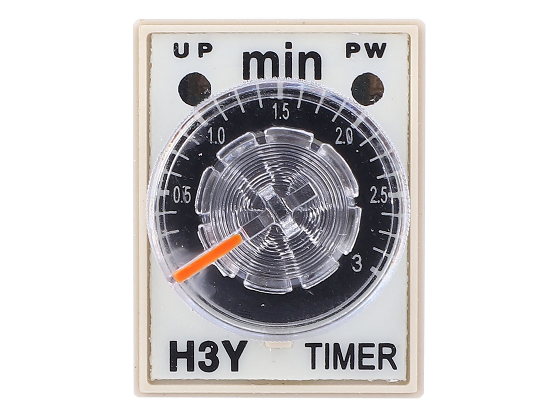 Relé de Tiempo H3y 2 Retardo de Encendido 0 3m Minutos 8 Pines 24v
