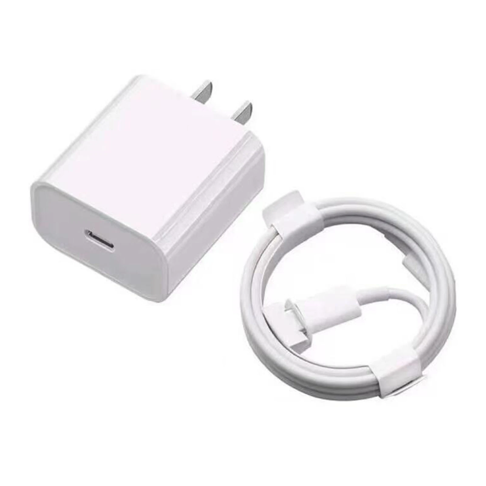 Carregador Rápido, 20w, Com Cabo, Pd, 2 M, Telemóvel E Tablet