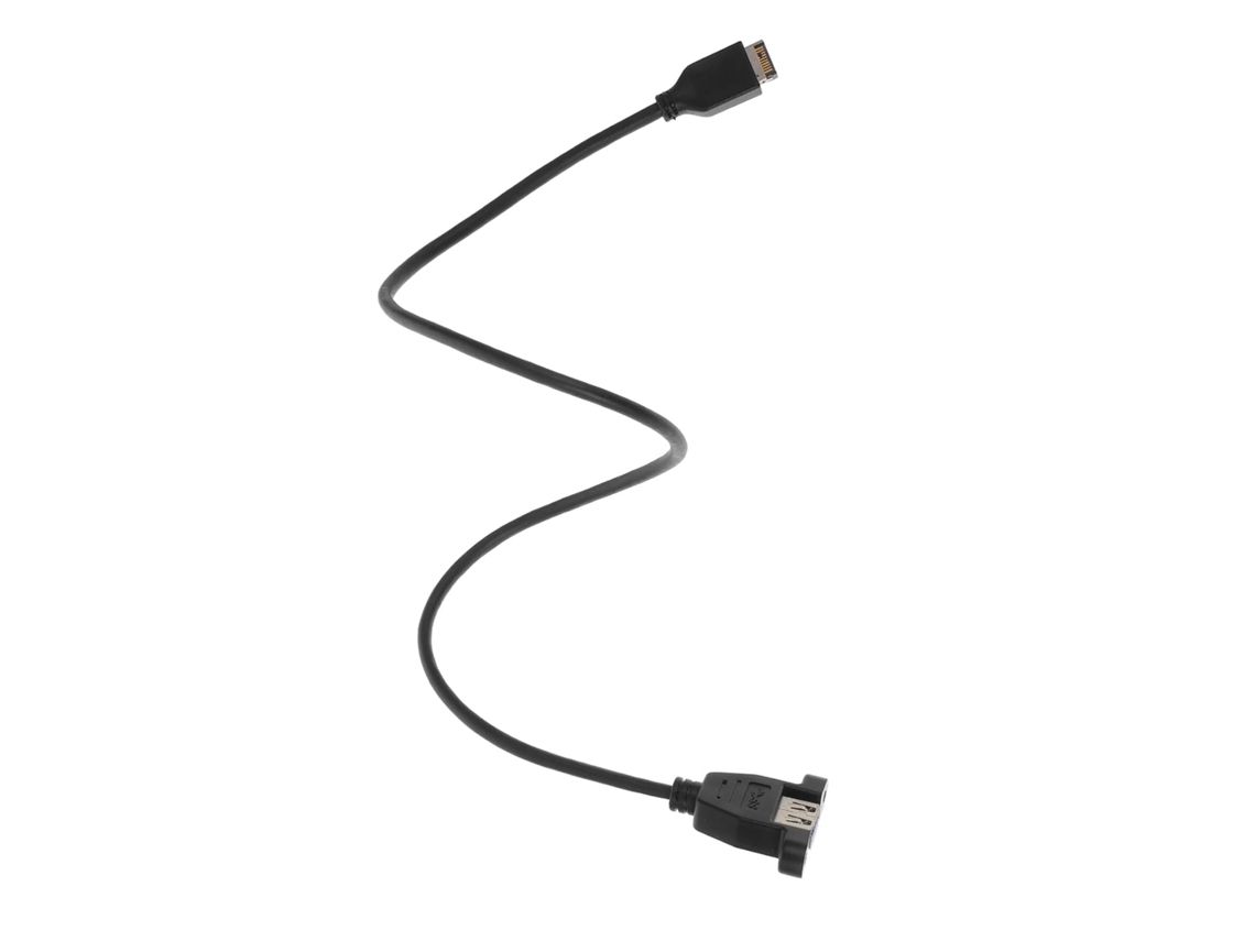 Cabo De Extensão Usb Tipo E Com Suporte Flexível Para Painel