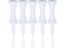 Tees De Golfe De Plástico Branco 51 Mm Aquaforge (2 Polegadas, Pacote Com 100)