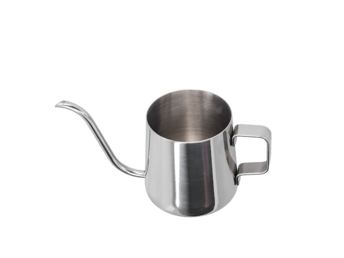 Chaleira de café em aço inoxidável 250 ml - Dilwe - Bule de café pendurado com orelha pescoço de ganso - Para escritório DILWE