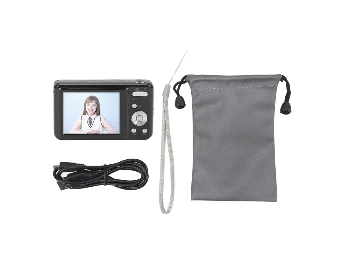 Câmera Digital 48mp De 2,7 Polegadas, Câmera Portátil Hd Para Iniciantes, Crianças, Abs
