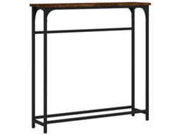 Console Table, Console Tables Vidaxl Marrom Madeira Processada (n/a)