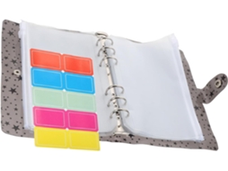 Planner de Orçamento, Pasta com Envelopes e Livro de Contabilidade, Organizador Portátil, Design Elegante e Bolsas