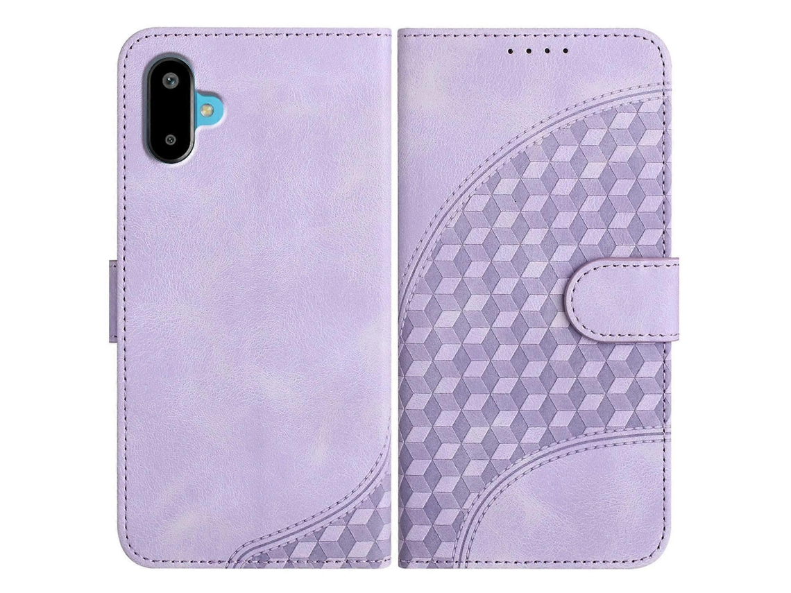 Capa De Couro Para Celular Com Estampa De Cabeça De Elefante E Cordão