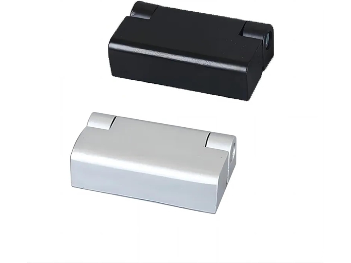 Dobradiças De Porta Em Liga Zinco Reforçadas Para Cantos, Ideais Para Armários De Cozinha E Móveis 2-unidades Preto L