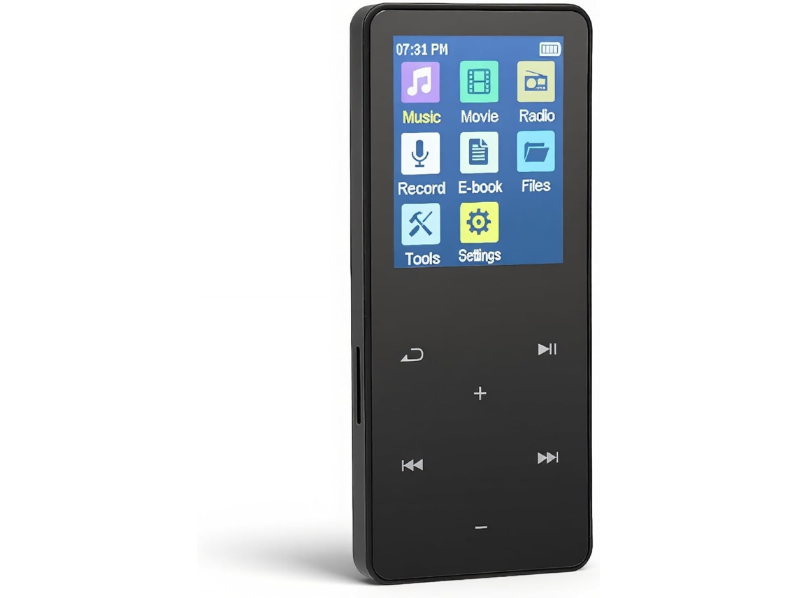 Leitor De Mp3 Com Wi Fi E Bluetooth, Leitor De Mp4 8gb Com Tela Sensível Ao Toque 1, 8 Polegadas, Som Hifi Sem Perdas