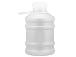 Mali garrafa de Água Esportiva 650ml com Alça Portátil de Plástico Escovado Cute Sem Vazamento Branca