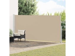 Vidaxl Toldo Lateral Retrátil 180 X 500 Cm 100% Poliéster, Ferro E Aço