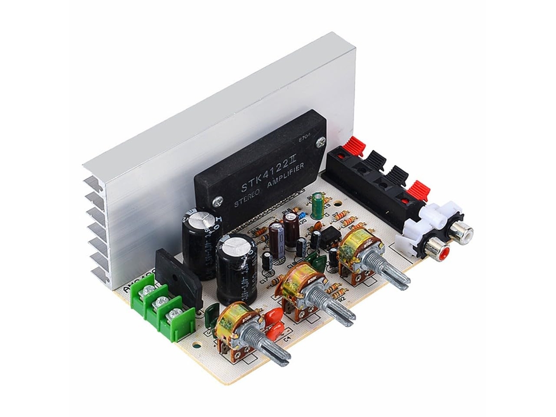 Dx 0408-amplificador De Potência Áudio Estéreo Digital 2 0-canais Ac15-18v 2x 50