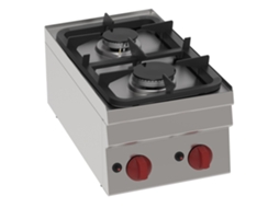 Fogão A Gás 2 Fogos De Bancada 350x600x280 Mm 6,6 Kw 33100311 Eurast
