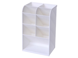 Organizador De Secretária Portátil, Porta Lápis E Canetas De Alta Capacidade