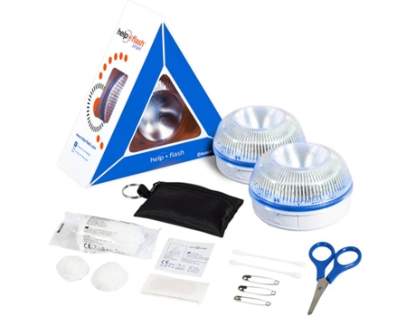 2 Luzes de Emergência HELP FLASH PK2763