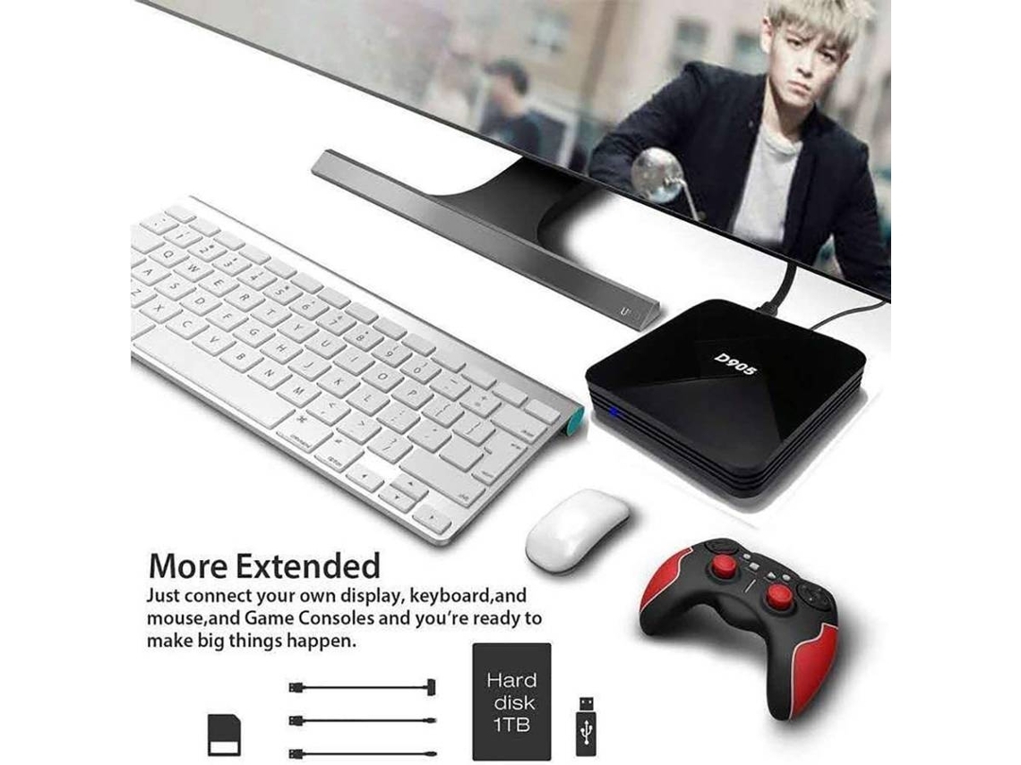 Box Smart TV YDCY D905727 (Android 4K Ultra HD WiFi) Worten.pt