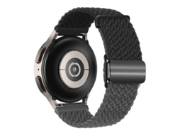 Pulseira Universal De Tecido Para Smartwatch De 22 Mm Com Fecho Magnético.