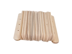 50pcs Suporte de Pavio de Vela em Bétula Reutilizável (150x20mm) | S/MARCA