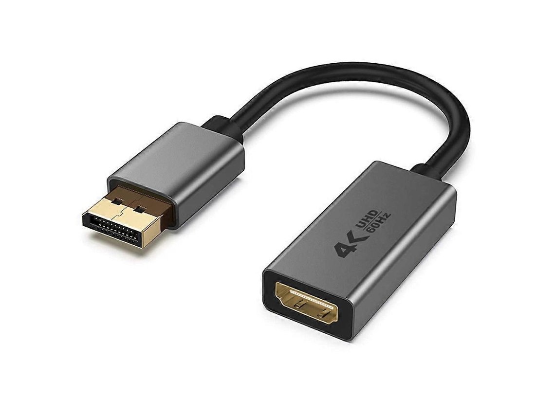Adaptador 4k Displayport Para Compatível Slowmoose