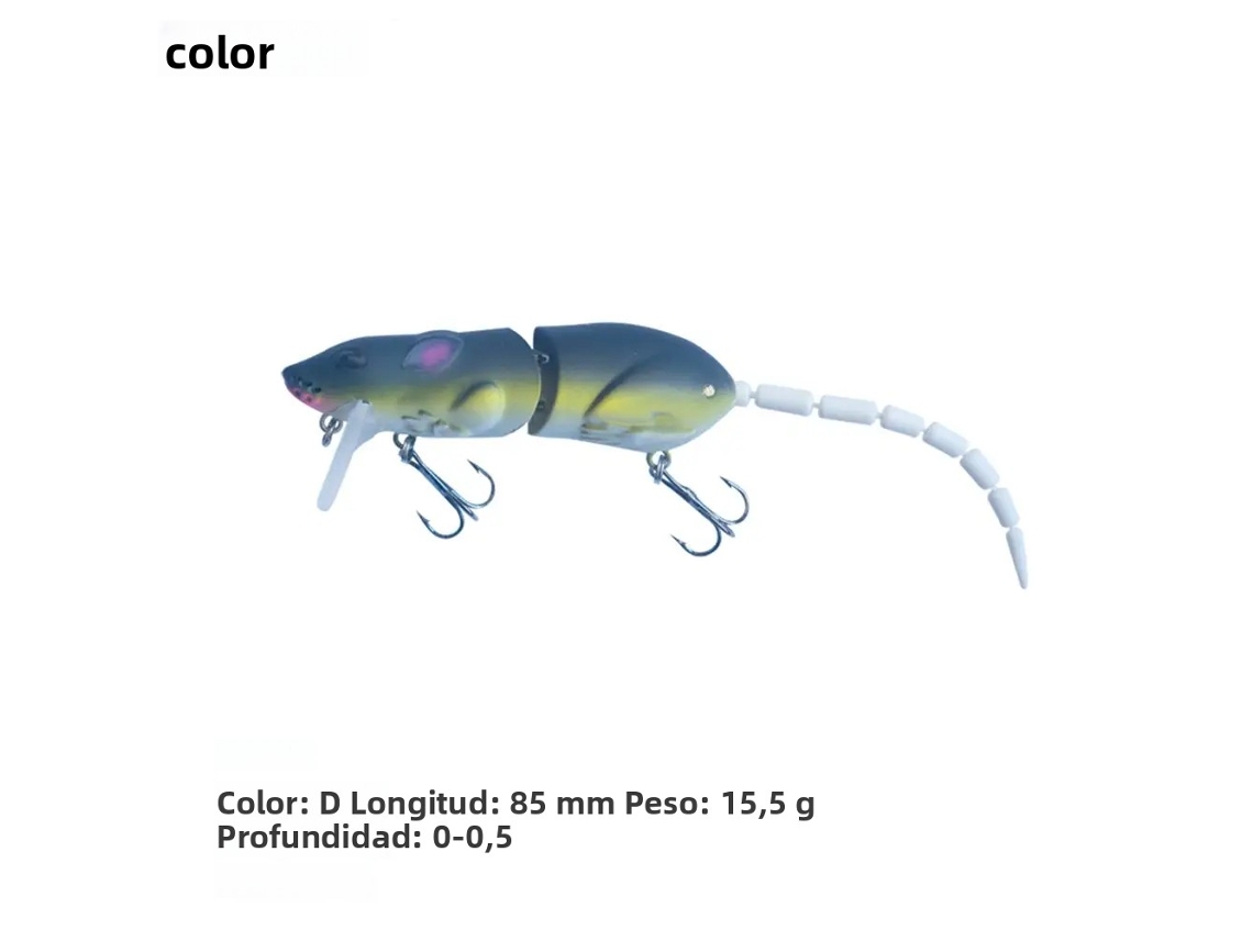 (estilo D) Isca Artificial De Plástico, Em Formato De Peixe Corydoras, Com 15,5 Cm De Comprimento, Flutuante, Para Pesca.